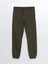 Xsıde Haki Standart Kalıp Gabardin Erkek Jogger Pantolon 5