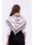 Kraliyet Deseni Model Fular Bandana Şal Estascarf 70X70 cm 4
