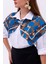 Gece Leoparı Model Fular Bandana Şal Estascarf 70X70 cm 3