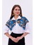 Gece Leoparı Model Fular Bandana Şal Estascarf 70X70 cm 4