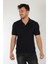 66572 Üç Düğme Yakalı T-Shirt 1