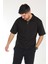 6132 Yakası Fermuarlı Kendinden Çizgili T-Shirt 1