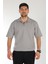 6132 Yakası Fermuarlı Kendinden Çizgili T-Shirt 3