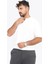 5763 Kaşkorse Görünümlü Ribana Düğmesiz Polo Yaka T-Shirt 1