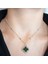 Kristal Taşlı Van Cleef Model Kolye, Gümüş Kaplama Çift Taraflı Yonca Modeli Kolye, Van Cleef Bijuteri Kolye, Van Cleef Gümüş Kaplama Kolye, Dört Yapraklı Şans Yonca Kolye 1