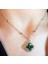 Kristal Taşlı Van Cleef Model Kolye, Gümüş Kaplama Çift Taraflı Yonca Modeli Kolye, Van Cleef Bijuteri Kolye, Van Cleef Gümüş Kaplama Kolye, Dört Yapraklı Şans Yonca Kolye 2