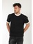 33221 Yaka Kol Ucu Farklı Zikzak Desen Triko T-Shirt 3