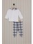 Erkek Bebek Krem Pijama Takım 50318276-VR071 4