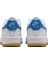 Air Force 1 Gs Leather Unisex Sneaker Hakiki Deri Günlük Spor Ayakkabı Beyaz Mavi 4