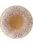 Alhambra Burgundy Gourmet 17CM 12 Adet Porselen Düz Tabak Bordo 1