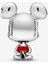 Disney, Kırmızı Pantolonlu Mickey Mouse 925 ayar gümüş 798905C01 2