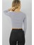 Gitilli Dekolteli Bluz Gri - 98797 2
