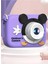 Mini 1080P Hd Çocuk Kamera Dijital Fotoğraf Makinesi 2.0 Inç Ekran 5 Adet Oyun Mor 1