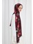 Rossa Kraş Şal - Bordo 2