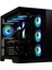 MH100 750W 80+ Bronze Psu 4X120MM Frgb Fan Atx Temperli Cam Siyah Gaming (Oyuncu) Kasa 1