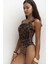 Kibetinosella Tek Omuz Leopar Desenli Body 3