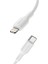 Mfı Lisanslı Pd Type-C To Lightning 1.20M Hızlı Şarj ve Data Kablosu Beyaz 3