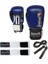 Grand Boks Eldiveni Mavi Elastik Boks Bandajı ve Atlama Ipi Kick Boks Set 1