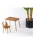 Montessori Aktivite ve Çalışma Masası Deer ve 2 Sandalye Set Deer Kahverengi 5