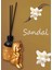 Sandal Esanslı Oda Kokusu-Çubuklu Cam Şişe 50ML -Kedi Kız Figürlü Biblo Tasarım 1
