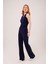 Ipeksi Cırt Kapama Detaylı Lacivert Pantolon 1