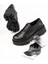 Hakiki Deri Kadın Tırtıklı Platform Taban Loafer Ayakkabı TRC50-4004 2