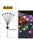 Güneş Enerjili 8 Top Çok Renkli Ateş Böceği LED Bahçe Aydınlatma Solar Bahçe Süsü 4