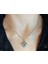 Kristal Taşlı Van Cleef Model Kolye, Gümüş Kaplama Çift Taraflı Yonca Modeli Kolye, Van Cleef Bijuteri Kolye, Van Cleef Gümüş Kaplama Kolye, Dört Yapraklı Şans Yonca Kolye 4