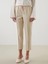 Lcw Modest Bej Beli Lastikli Havuç Kesim Kadın Pantolon 2