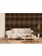 3 Boyutlu Duvar Paneli Kabartmalı Retro Desen Pvc 41X41 Cm/ 6 Adet /1 M² Teak 5