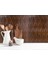 3 Boyutlu Duvar Paneli Kabartmalı Baklava Desen Pvc 41X41 Cm/ 6 Adet /1 M² Teak 4