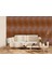3 Boyutlu Duvar Paneli Kabartmalı Retro Desen Pvc 41X41 Cm/ 6 Adet /1 M² Altın Meşe 6