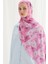 Moon Ipek Krep Şal - Pembe 3