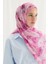 Moon Ipek Krep Şal - Pembe 4