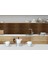 3 Boyutlu Duvar Paneli Kabartmalı Salon Desen Pvc 41X41 Cm/ 6 Adet /1 M² Teak 5