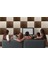 3 Boyutlu Duvar Paneli Kabartmalı Salon Desen Pvc 41X41 Cm/ 6 Adet /1 M² Teak 6