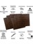 3 Boyutlu Duvar Paneli Kabartmalı Metro Desen Pvc 41X41 Cm/ 6 Adet /1 M² Teak 2