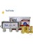 3 Lü Splitter Uydu Bölücü Anten Çoklayıcı YE-2503A + 4 Gold F Konnektör 2