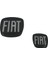 Protec Fıat Egea Cross Uyumlu Siyah Logo Set (2'li) 1