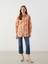Lcw Modest Turuncu Desenli Oversize Kadın Gömlek Tunik 2
