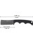 Smith Wesson® H.r.t. Cleaver Neck Knife Boyun Bıçağı 1193152 2