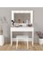 LİGHT MAKYAJ MASASI TABURELİ TAKIM 2