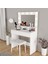 LİGHT MAKYAJ MASASI TABURELİ TAKIM 3