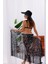 Iç Gösterir Transparan Pareo - Bandana Çiçeği Model 150X95 cm 5