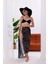 Iç Gösterir Transparan Pareo - Bandana Çiçeği Model 150X95 cm 6