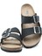KS0765SE Soft Step Erkek Çift Bantlı Mantar Terlik 40-46 04 - Mat Siyah 2
