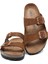 K14943 Kifidis Soft Step Kadın Çift Bantlı Mantar Terlik 36-41 2
