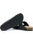 KS10260SK Soft Step Kadın Çift Bantlı Mantar Terlik 36-41 04 - Mat Siyah 4