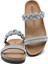 K14377 Soft Step Kadın Taşlı Mantar Terlik 36-41 Silver/gümüş 2