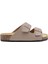KS10260SK Soft Step Kadın Çift Bantlı Mantar Terlik 36-41 46 - Vizon 1